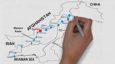 CPEC Routes and Connected cities (China Pakistan Economic Corridor) CPEC Trending Video, Viral Video