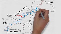 CPEC Routes and Connected cities (China Pakistan Economic Corridor)