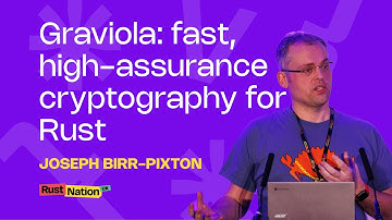 Graviola: fast, high-assurance cryptography for Rust - Joseph Birr-Pixton