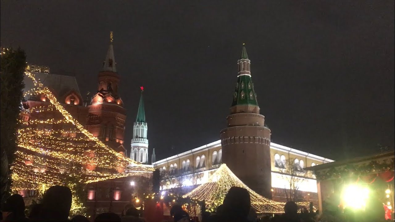 Москва на новый год 2020