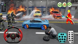 🔥 3D Driving Class 2 Extreme Fire Rescue & Car Repair Mission 🚗💥 | GaMing wiTh Burberry screenshot 2