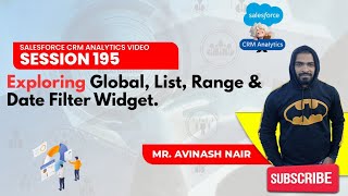 Exploring Global, List, Range & Date Filter Widget.