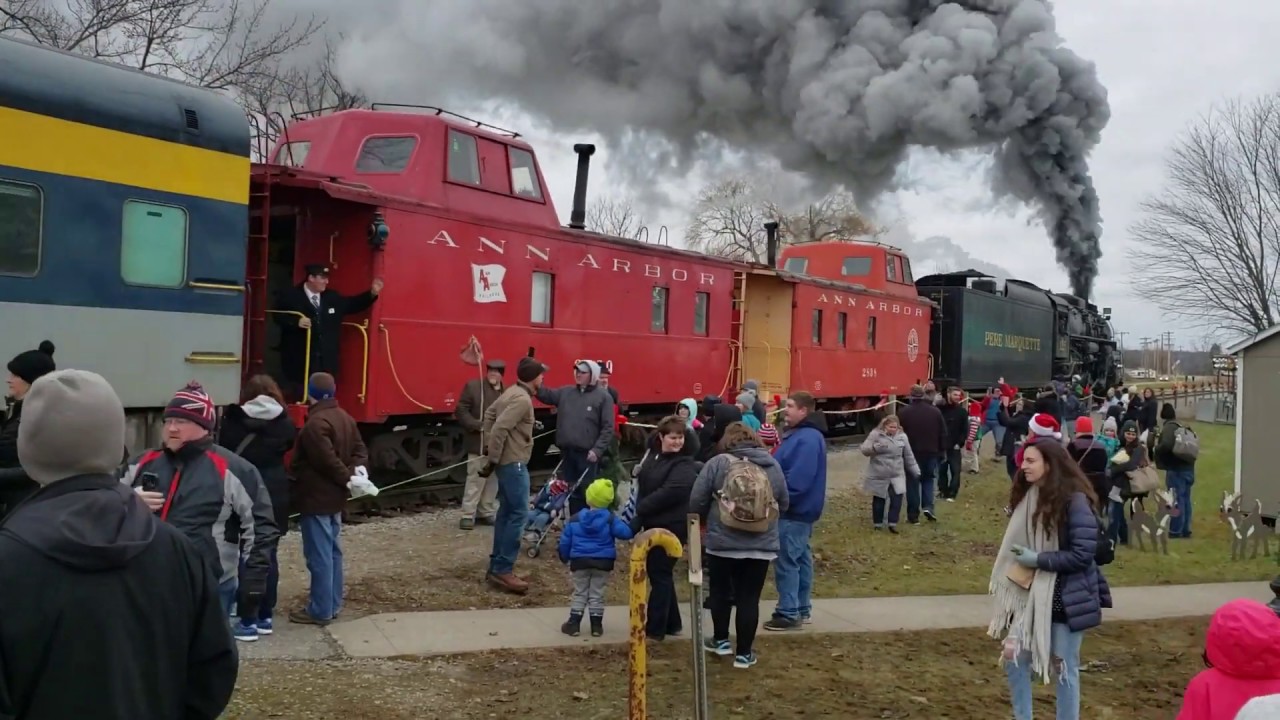 1225 Steam Train / Polar Express Train / Ashley MI YouTube