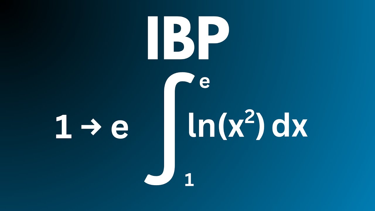 How to Integrate ln(x^2) from 1 to e Using Integration by Parts (Step-by-Step)