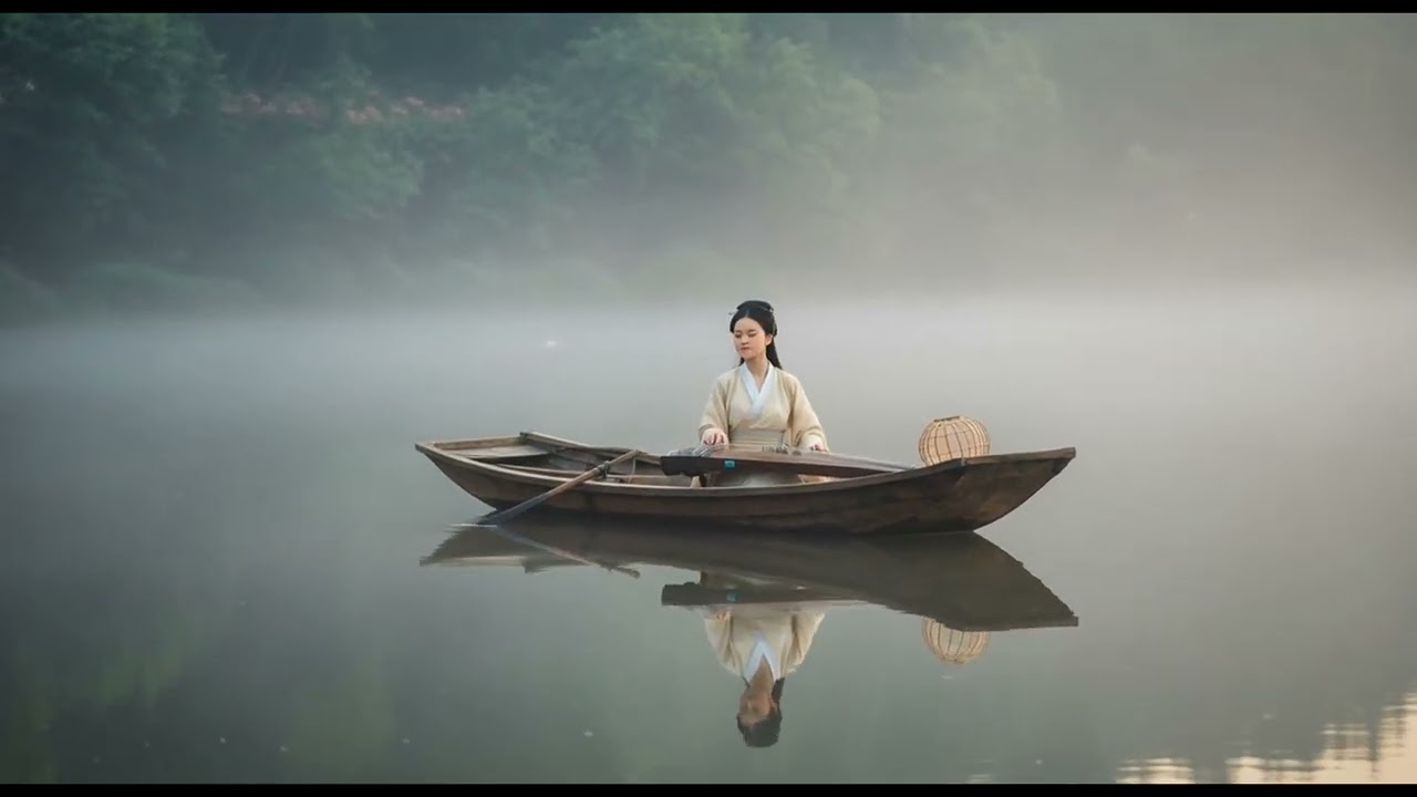 “Chinese Guqin in the Morning Mist | Cinematic Zen Music for Peace, Healing & Deep Relaxation”