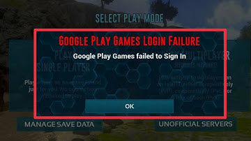 How To Fix Google Play Games Login Failure & Play Failed to Sign in ARK: Survival Evolved Problem