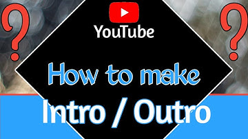 How make intro for YouTube videos || JTS || 2021