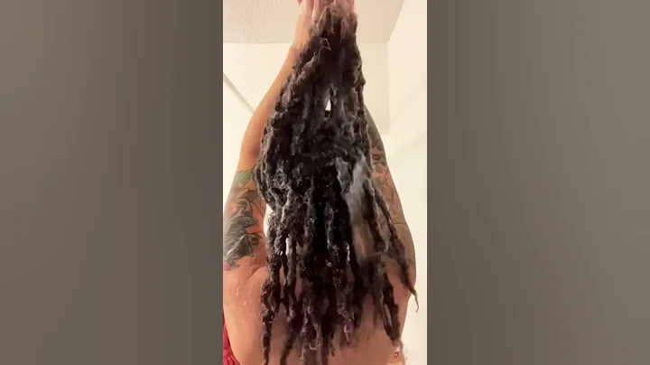 Loc Wash Dayy 💦🌱 Full video Sunday ! #shorts #locmaintenance #thicklocs #starterlocs #locjourney