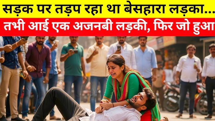 सड़क पर तड़प रहा था बेसहारा लड़का...तभी आई एक अजनबी लड़की, फिर जो हुआ  |Emotional story