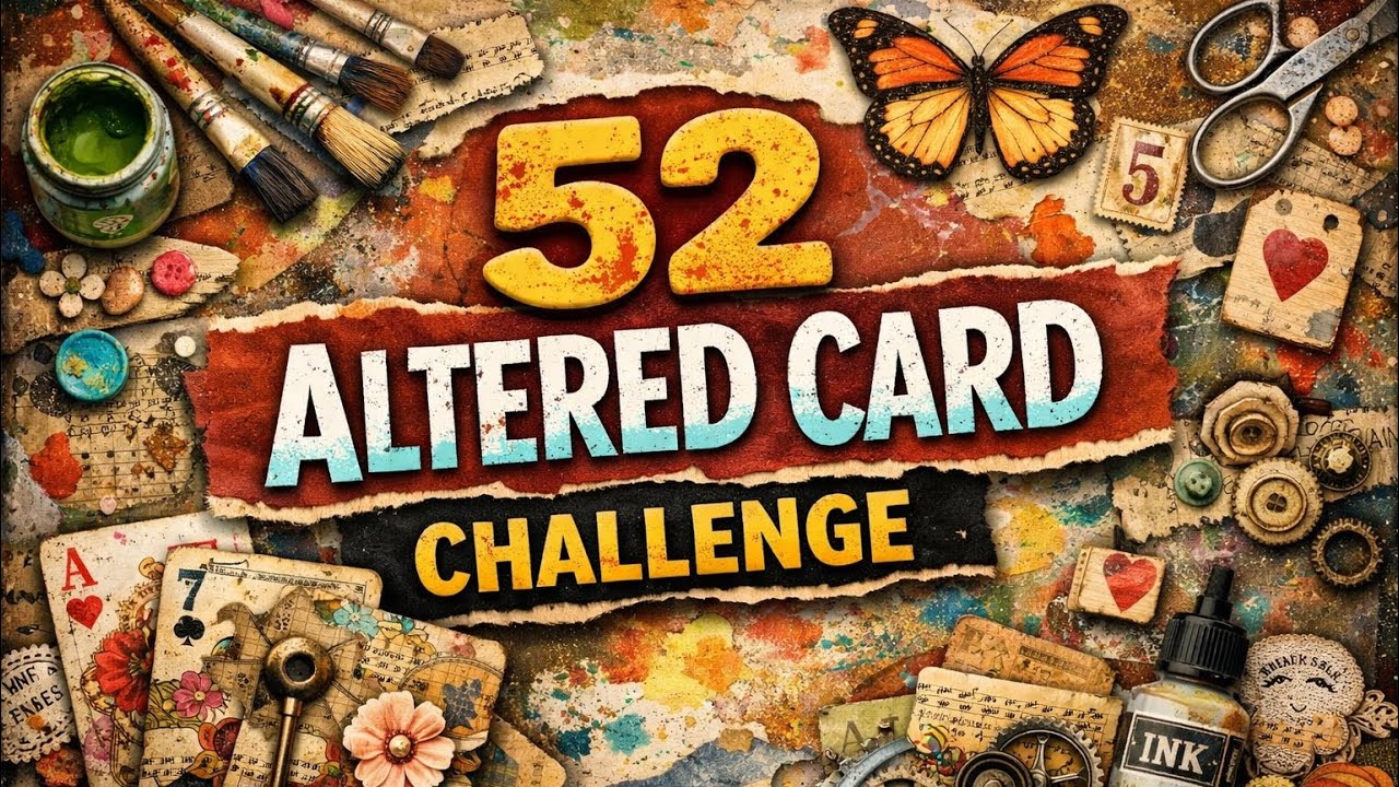 Altered Card Challenge Entries 13-16