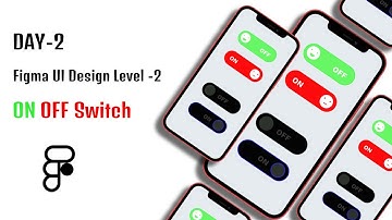Daily UI Challenge Figma| Day-2 | ON/OFF Switch  | #trending #UIchallenge