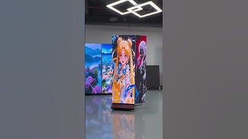 Triple foldable GOB led posters with spliceable function