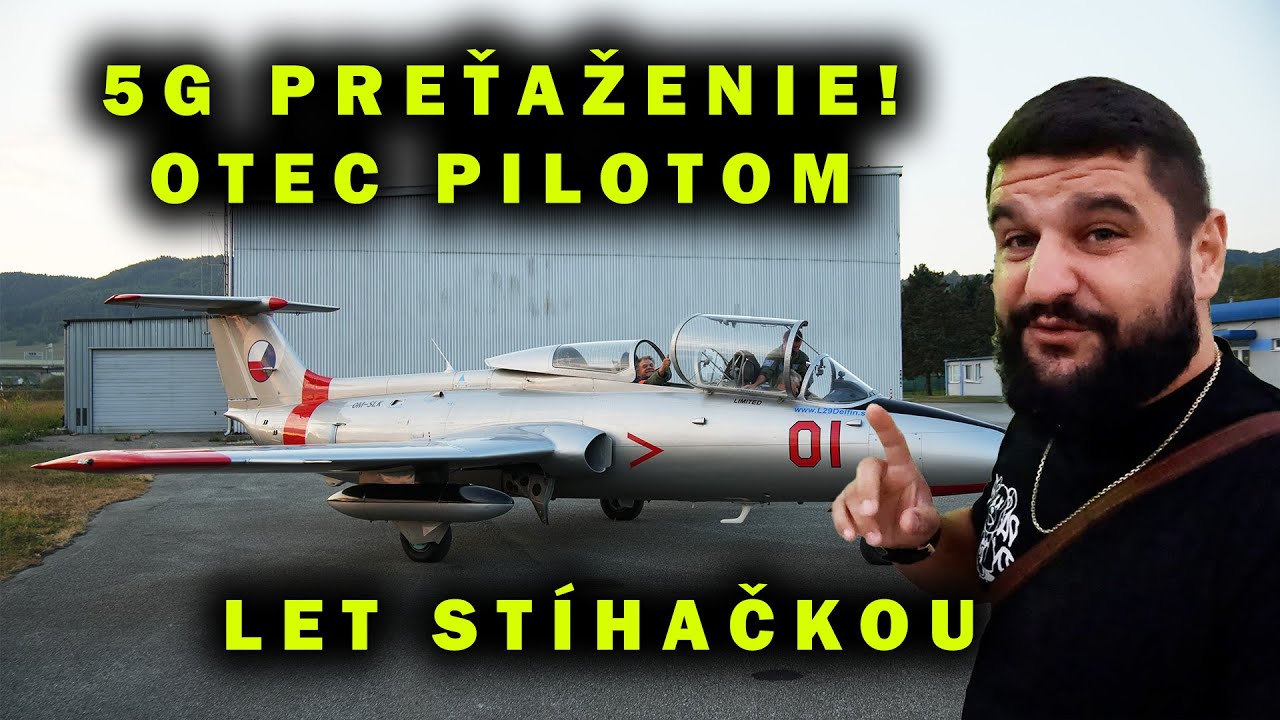 PILOTOVANIE STÍHAČKY L-29 Delfín: Otcov dobrodružný let | VLOG 4K