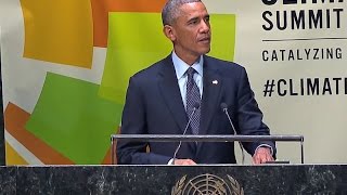 President Obama Speaks at the 2014 Climate Summit