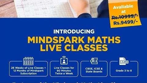 Mindspark Math Live Class Demo Grade  5