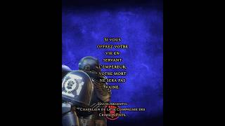 Citation de Hauis Argento Chapelain de Crimson Fist.