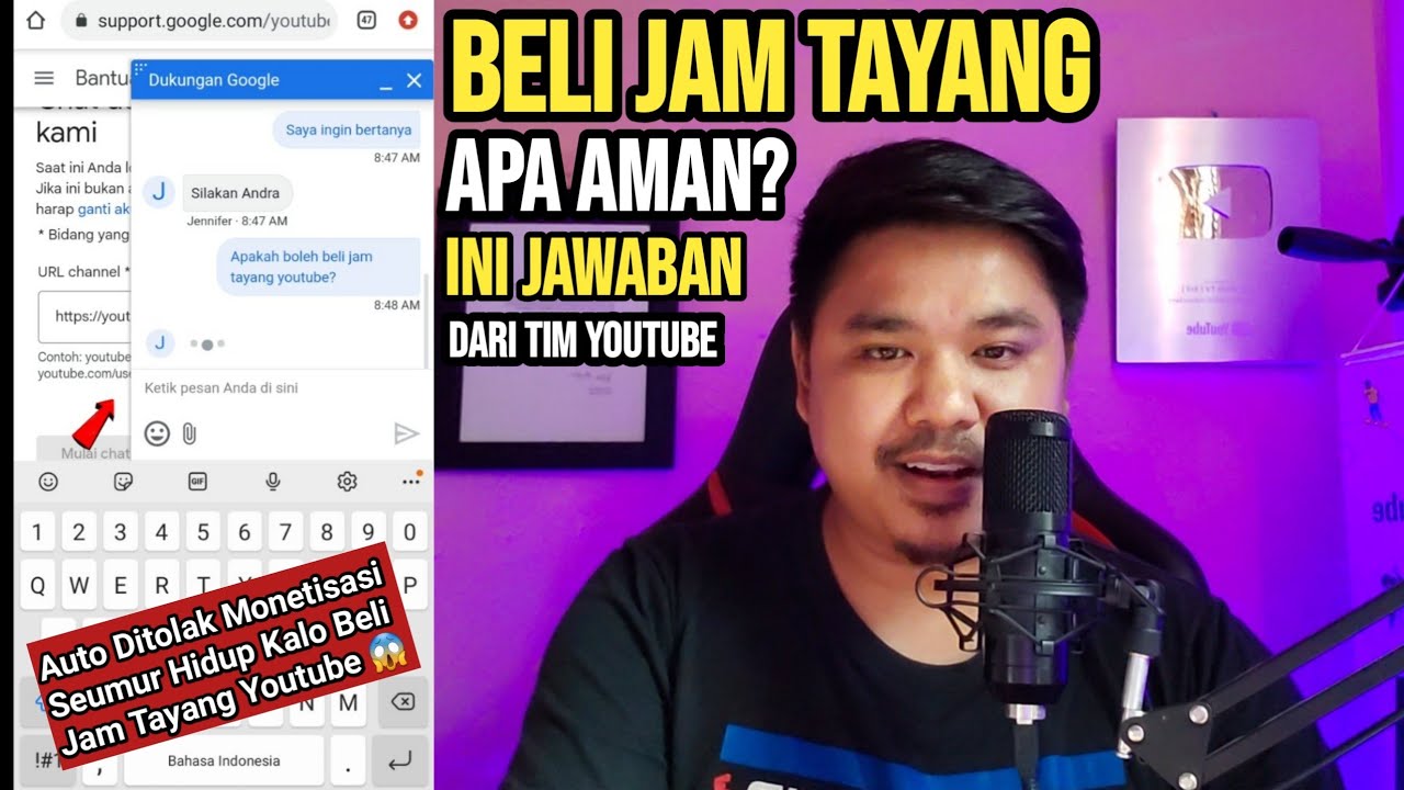 Apakah Beli Jam Tayang Youtube Aman dan bisa dimonetisasi? ini jawaban