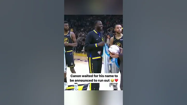 Canon Curry knew to wait for his intro  #shorts