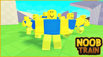 ROBLOX BUILDING LONGEST NOOB TRAIN CHALLENGE | MALIK PLAYEZ