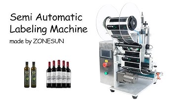How To Use Semi Automatic Labeling Machine