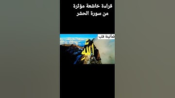 من سورة الحشر تلاوة مؤثرة خاشعة 💚
