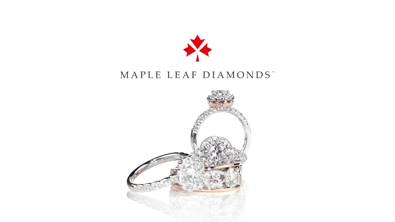 Maple Leaf Diamonds™ Winds Embrace Diamond Pendant in 18ct White Gold