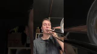 How to play the extreme ranges of the trombone. (Part 1). What the embouchure looks like.