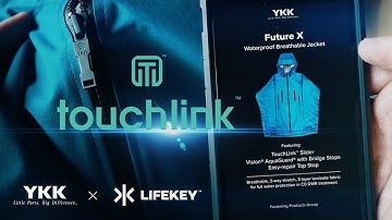【YKK OFFICIAL】Lifekey x YKK® TouchLink™ Smart Zipper