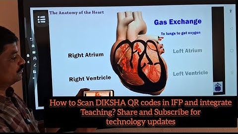 #DIKSHA app #IFP #How to Scan DIKSHA QR codes from Textbooks and display ON IFP -Live Demonstration
