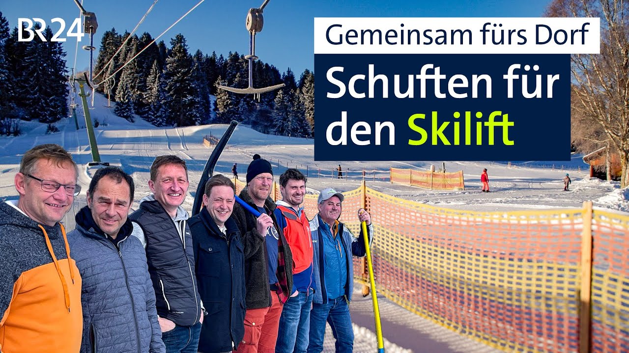 55 Jahre alter Skilift - jedes Jahr Treffpunkt für das ganze Dorf | BR24 vor Ort