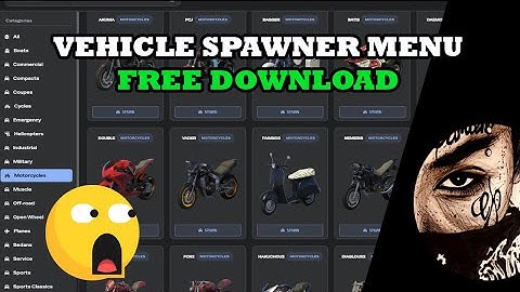Vehicle Spawner Menu - GTA V FIVEM