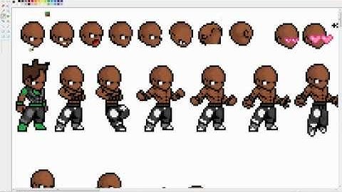 Spriting Tutorial #2: Making a sprite! (DBZ) [Part 2/2]