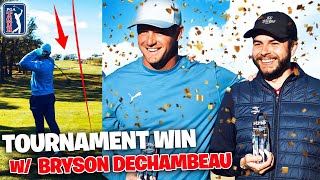 I won a golf tournament w/ Bryson Dechambeau!