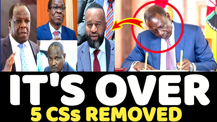 5 ODM CSs TREMBLED as Ruto SHAKES Up His CABINET - WINNIE ODINGA News CSs