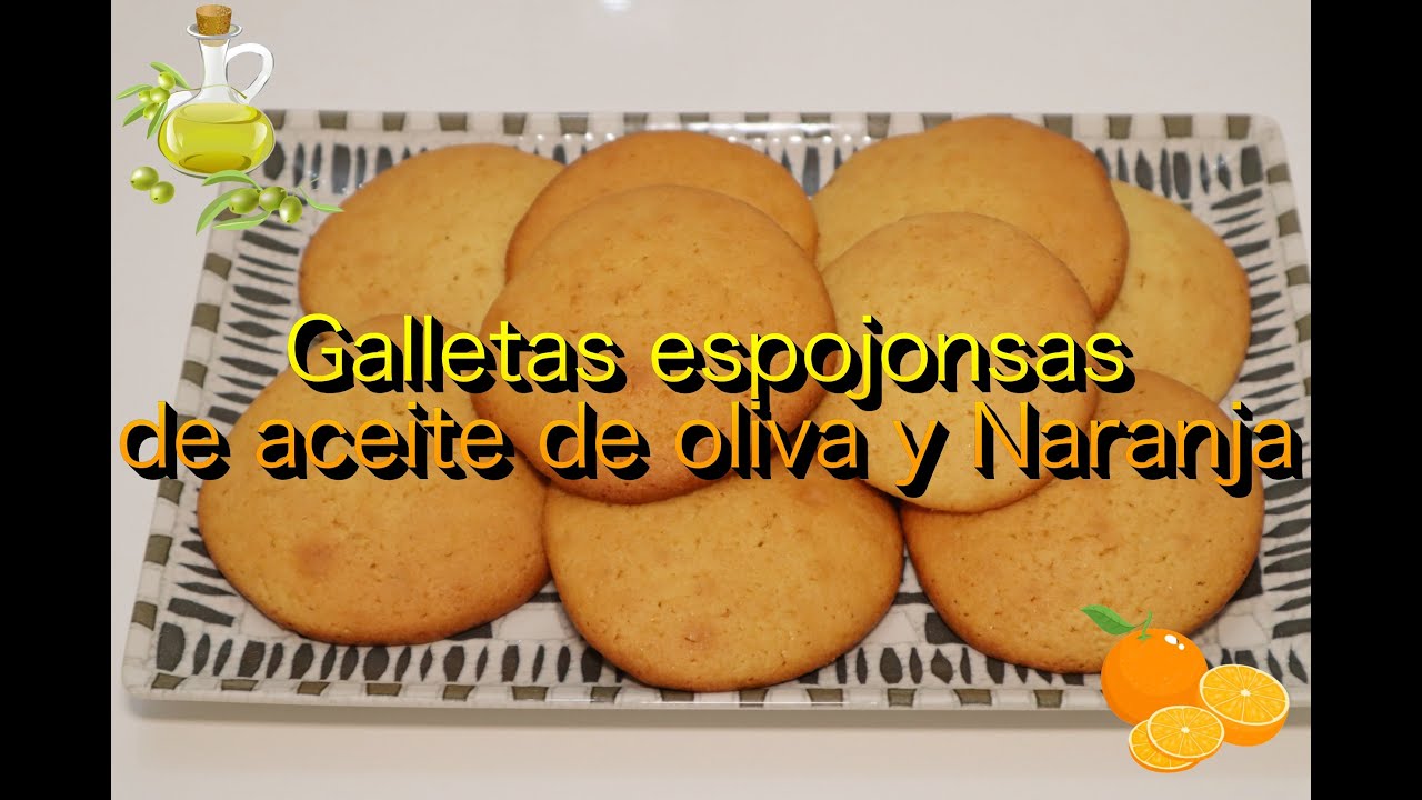 Con un poco de aceite de oliva y unas naranjas puedes preparar unas galletas deliciosas y muy epson