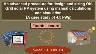PV String Sizing off-grid System