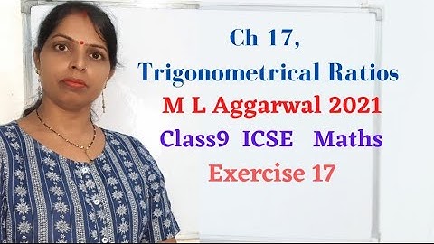 Q3(a) ||Exercise 17|| Trigonometrical Ratios || Maths || Class9 || ML AGGARWAL|| solutions inhindi |