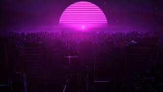 Neon City Outrun Synthwave Animation loop - Creative Commons screenshot 5