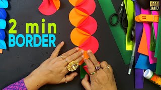 Make Border in Just 2 Minutes - Episode 2! DIY