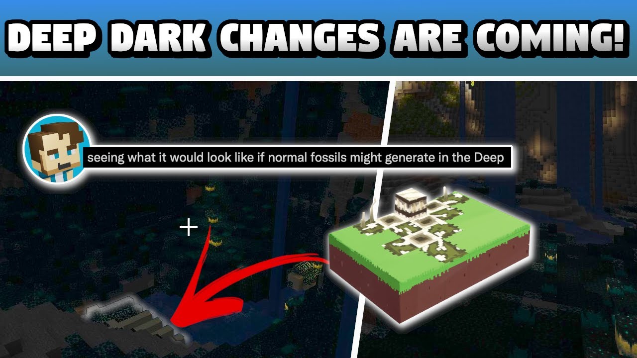 MINECRAFT 1.19 DEEP DARK BIOME IS CHANGING! - YouTube