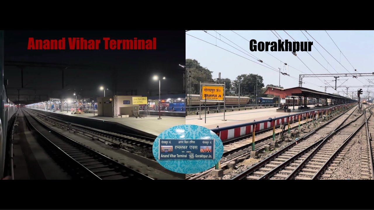 Travel in ~ 12572 - Anand Vihar Terminal - Gorakhpur Humsafar Express (via Barhni) ||