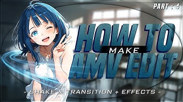 How To Make CC + Add Sfx In Alight Motion | Amv Edit Tutorial ! Part 4