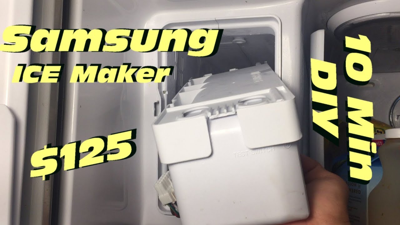 DIY Ice Maker Repair RFG298HDRS / XAA Samsung Refrigerator How to Fix ...