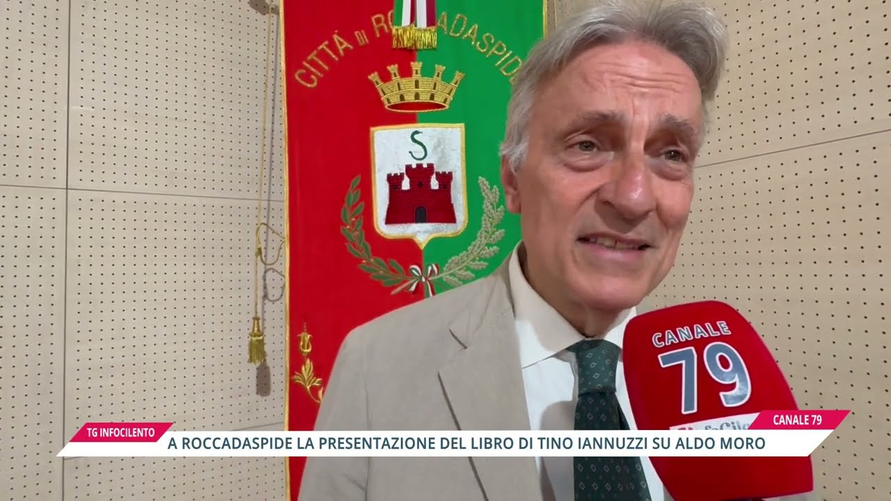 Roccadaspide: grande successo per la presentazione del libro su Aldo Moro di Tito Iannuzzi