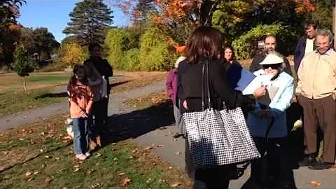 Newton Tree Conservancy dedicates Bowen Path trees...