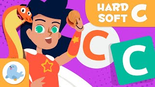 HARD C / SOFT C 🦸‍♀️ SPELLING AND GRAMMAR for Kids 📝 Superlexia⭐ Episode 11 screenshot 3