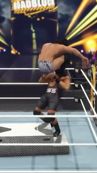 WWE 2K24 Cave In on steel steps #wwe2k24