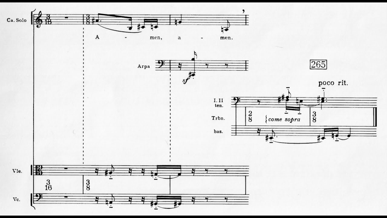 Stravinsky - Requiem Canticles (1966) (with score)