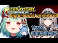 [Eng Sub] Rushia: "I can't trust big breasts anymore"(Uruha Rushia/Shirogane Noel/Suisei)[Hololive]