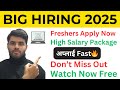 Day 13 Job 1 | LATEST Software Engineer Jobs 2025 | BIG UPDATE for Freshers | Hiring in Hyderabad